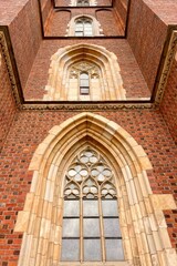 Obraz premium Cathedral of St. John the Baptist in the Polish city of Wroclaw