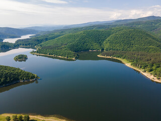 Topolnitsa Reservoir at Sredna Gora Mountain, Bulgaria