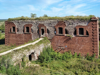 Ruins of the Bobruisk fortress (XIX century). Belarus