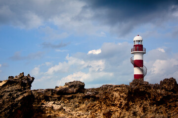 Faro Punta Cancún, Quintana Roo, México