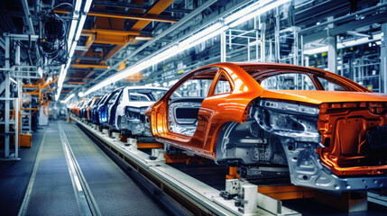 Production line of automobile plant
