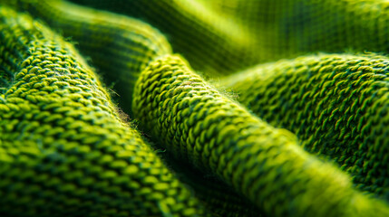 Fototapeta premium green cloth background. texture of green textile