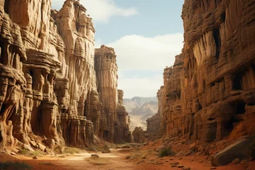 Gordijnen canyon panorama © Yuchen Dong