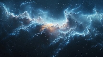 beautiful milky way astrophotography at night high detail AI Image Generative - obrazy, fototapety, plakaty