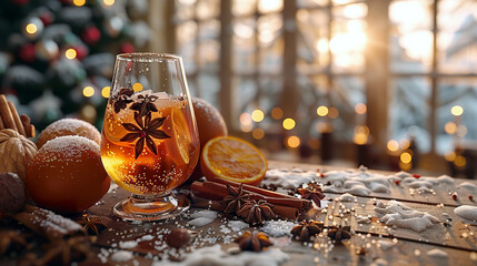close-up photo of mulled wine