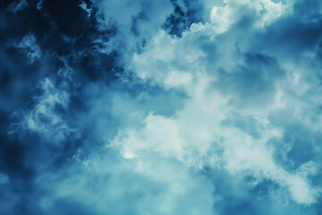 Obraz premium Ethereal Clouds in a Blue Sky