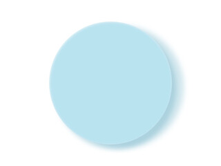 Blue circle button