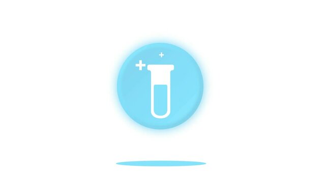 Medicine bottle, Medical symbol in white background.