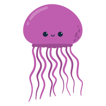 Cute jellyfish cartoon
