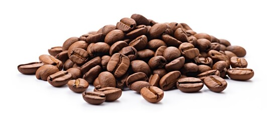 Aromatic Roasted Coffee Beans Close-up - Freshly Brewed Espresso Ingredient