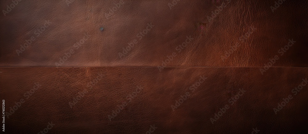 Sticker Rugged Elegance: A Luxurious Dark Brown Leather Background with a Bold and Textured Feel