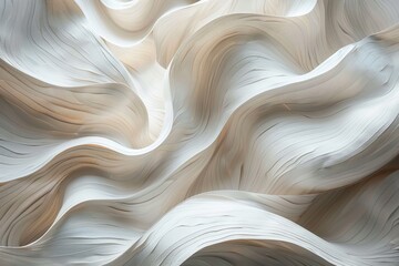 Abstract Crumpled Paper Texture in Earth Tones