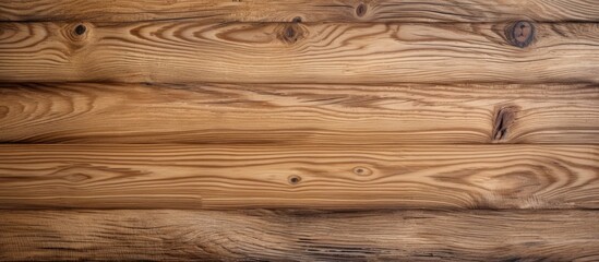 A close up of a brown hardwood wall made of logs, showcasing the natural beauty of the wood grain. The landscape of the plank flooring adds to the rustic charm