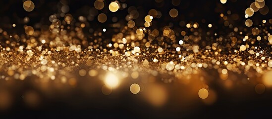 Luxurious Gold Glitter Background Perfect for Festive Celebrations and Elegant Designs
