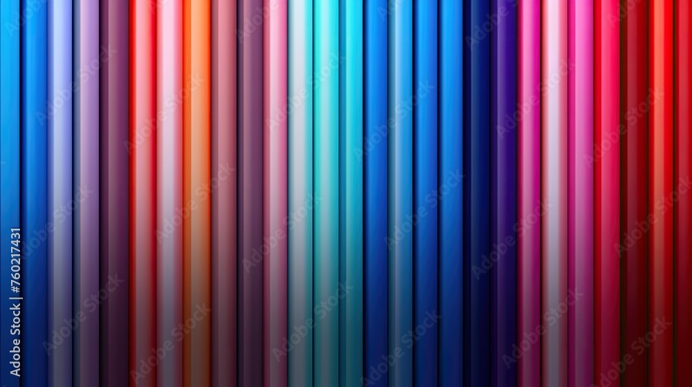 Poster vibrant abstract composition of colorful lines and waves with dynamic energy