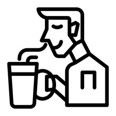 wine smell icon