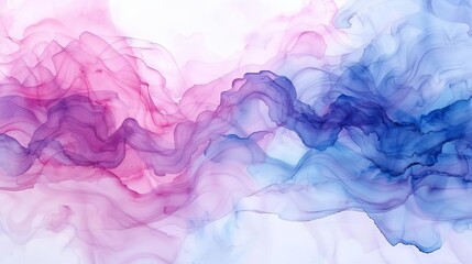 Abstract watercolor paint stain background, colorful fluid art