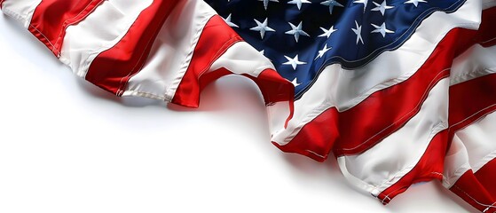 american flag for memorial or independent day 4th  of july