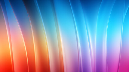 Shining neon magic background, gorgeous gradient light effect background 3D rendering