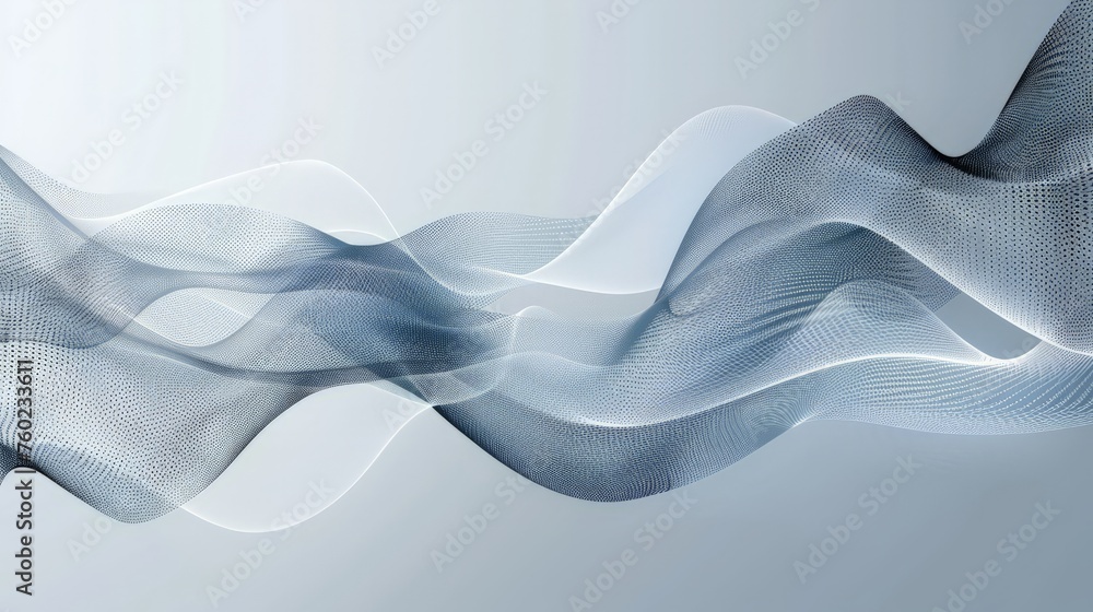 Poster abstract grey wave background poster with dynamic. technology network