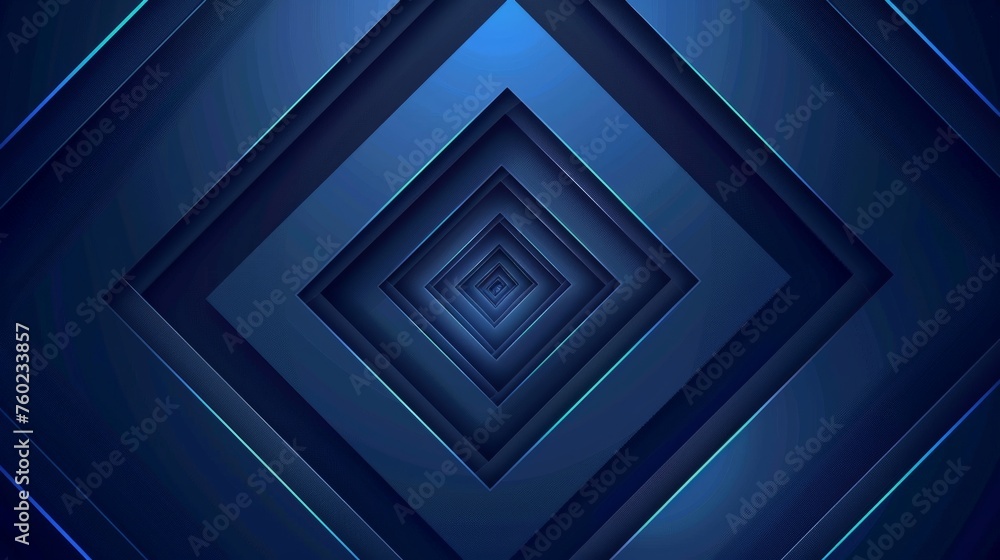 Poster blue background. dark blue abstract background geometry shine and layer element vector for presentat