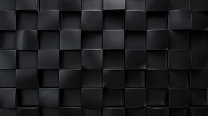 Dark black Geometric grid background Modern dark abstract
