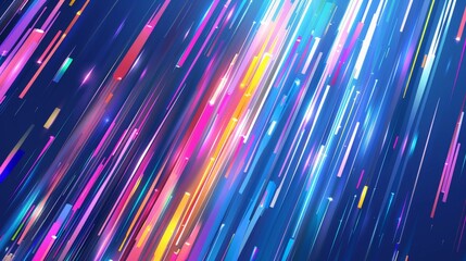 Light BLUE vector cover with stright stripes. Glitter abstract illustration with colored sticks. Smart design for your business advert.