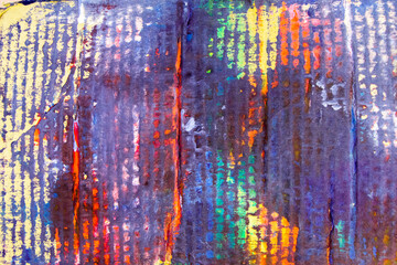 Abstract colorful paint background. Paint brushed abstract painting. Colorful paint wallpaper. Abstract multicolored paint banner.