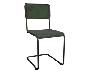 3d rendering used school chair