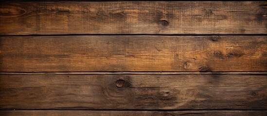 An artistic close up of a brown hardwood wall, showcasing a beautiful wood stain pattern on rectangular planks, resembling a painting