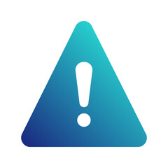 warning gradient icon