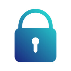 lock gradient icon