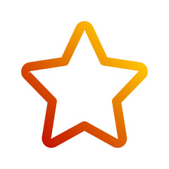 Obraz premium star gradient icon