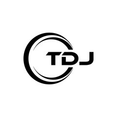 TDJ Letter Logo Design, Inspiration for a Unique Identity. Modern Elegance and Creative Design. Watermark Your Success with the Striking this Logo.