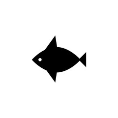 Fish icon simple flat trendy style vector illustration on white background..eps