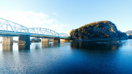Fototapeta premium bridge over the river