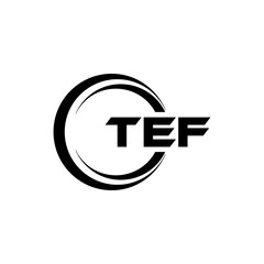 TEF Letter Logo Design, Inspiration for a Unique Identity. Modern Elegance and Creative Design. Watermark Your Success with the Striking this Logo.