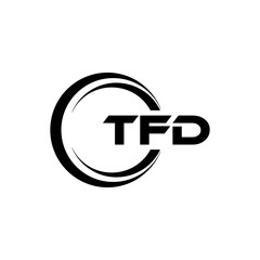 TFD Letter Logo Design, Inspiration for a Unique Identity. Modern Elegance and Creative Design. Watermark Your Success with the Striking this Logo.