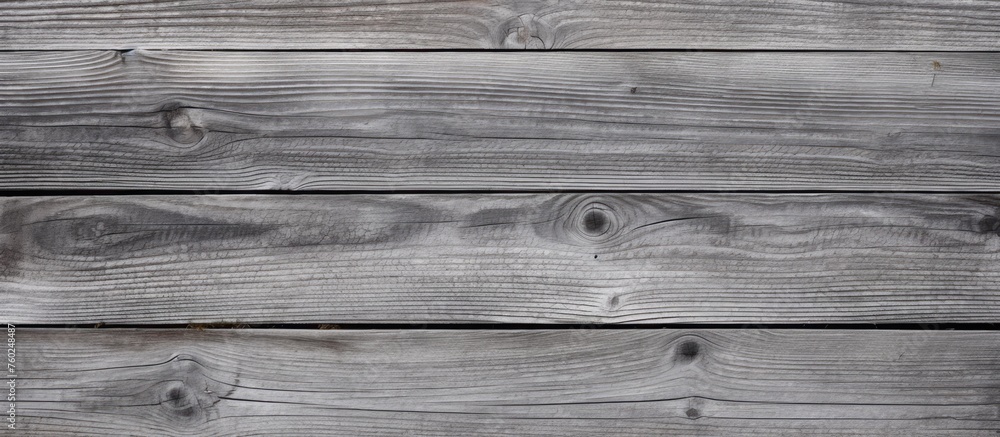 Poster a grayscale image showcasing a rectangular hardwood plank flooring with a pattern of parallel lines.