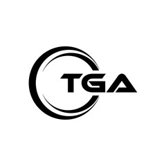 TGA Letter Logo Design, Inspiration for a Unique Identity. Modern Elegance and Creative Design. Watermark Your Success with the Striking this Logo.