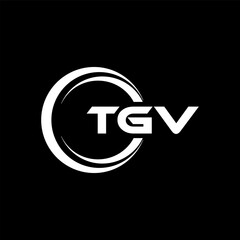 TGV Letter Logo Design, Inspiration for a Unique Identity. Modern Elegance and Creative Design. Watermark Your Success with the Striking this Logo.