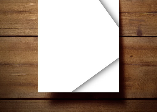 Blank paper on wood_blank paper on wood background_blank paper on wooden background