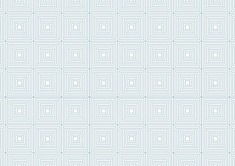 同心正方形模様のタイルが隙間なく並んだシームレス背景