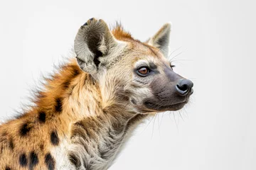 Zelfklevend Fotobehang a hyena with a very long nose and a very short tail © illustrativeinfinity