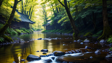 waterfall in the forest