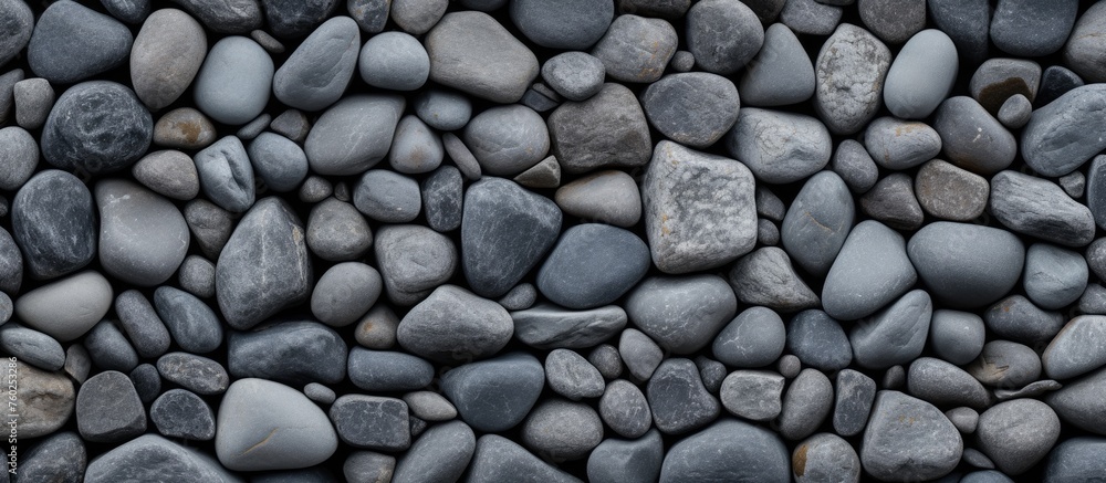 Poster a stack of rocks can be a creative flooring or road surface using cobblestone. the composite materia