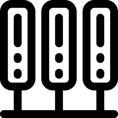 server system icon. vector line icon for your website, mobile, presentation, and logo design.