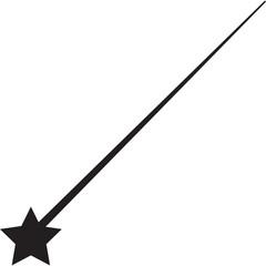 Shooting Star Silhouette 