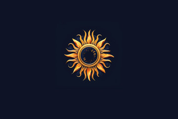 Fototapeta premium Sun logo design
