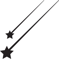 Shooting Star Silhouette 